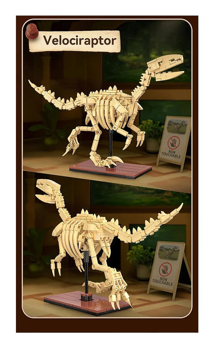 Jamara Cada Dinosaurier Fossil Velociraptor Bricks 8+