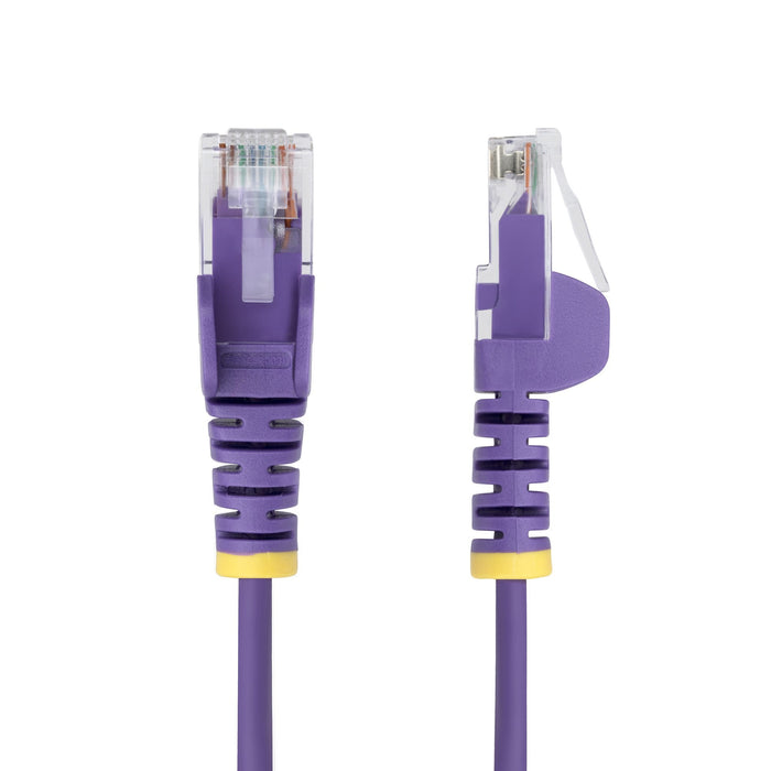 EAN 0065030918565 - StarTech.com N6PAT100CMPLS cable de red Púrpura U/UTP (UTP) Alrededor imagen 2