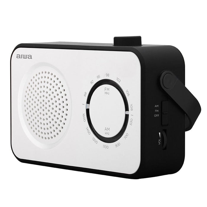 EAN 8435256896855 - Aiwa R-190BW radio Portátil Analógica Negro, Blanco imagen 3