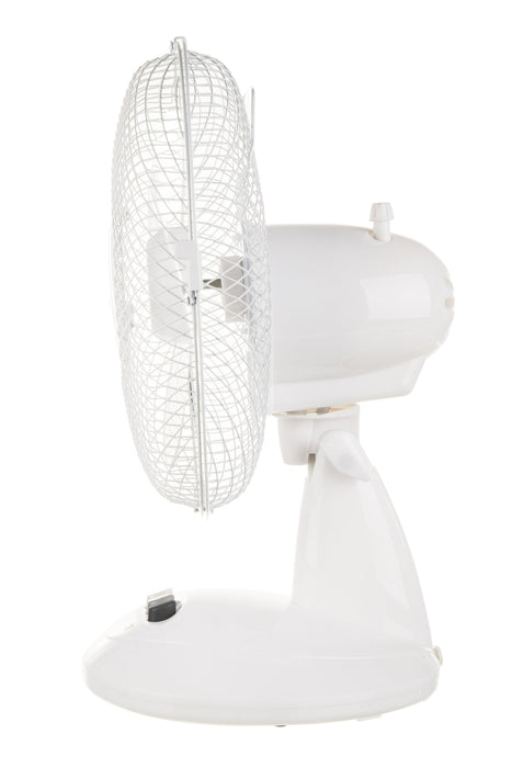 Adler Ad 7302 Desk Fan, Diameter 23cm, 2 Speed Settings, Up-Down Adjustment, Stable Base, Power 35w