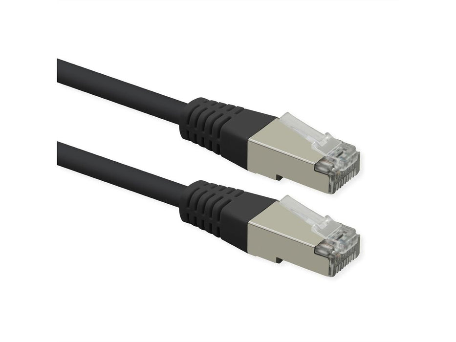 Kab Roline Cable De Red Cat.6 Class E Poe S Ftp Pimf Negro 0,3m