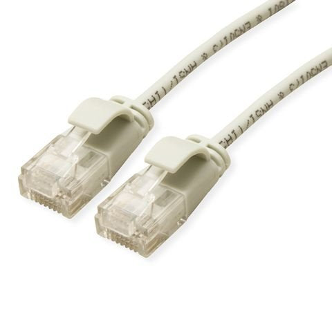 Roline Verde Utp Cable De Red Cat.6a (Class Ea), Lsoh, Slim, Grau, 2 M