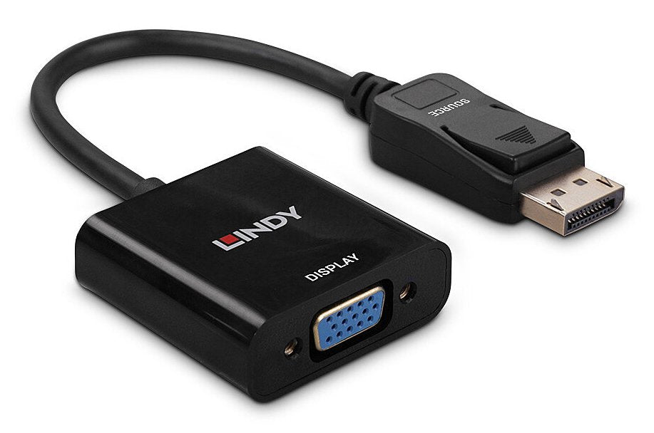 EAN 4002888410069 - Lindy 41006 adaptador de cable de vídeo 0,15 m VGA (D-Sub) DisplayPort Negro imagen 3