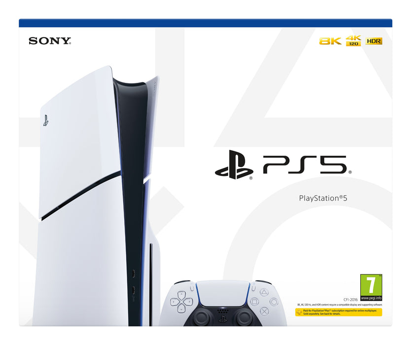 EAN 0711719577195 - Sony PlayStation 5 Slim 1 TB Wifi Negro, Blanco imagen 2