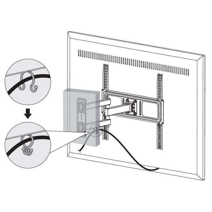 Techly Ica-Plb 320mt Soporte De Pared Para Tv 32-55" Led/Lcd 35kg Giratorio Inclinable