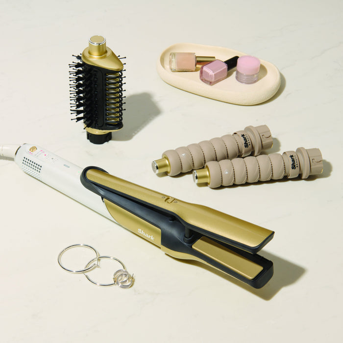 EAN 0622356360289 - Shark Glam Straight & Waves multistyler Herramienta de peinado con múltiples accesorios Airflow Oro 1400  imagen 6