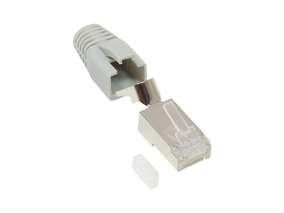 Good Connections Rj45 Netzwerkstecker Gesch. Cat.6a Grau