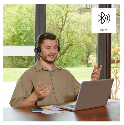 Hama Bt700 Auriculares Con Microfono Omnidireccional Flexible - Bluetooth - Diadema Ajustable - Rango 10m - Carga Por