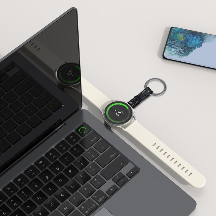 EAN 4252011911486 - 4smarts 541478 cargador de dispositivo móvil Reloj inteligente Negro, Plata USB Cargador inalámbrico Inte imagen 8