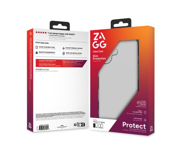 EAN 840390361813 - ZAGG Clear funda para teléfono móvil 16 cm (6.3") Transparente imagen 12