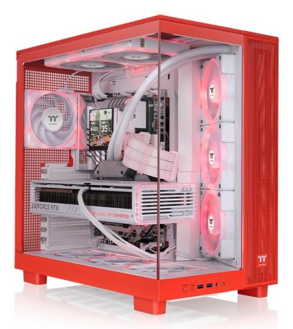 EAN 4711658548818 - Thermaltake View 380 XL TG ARGB Midi Tower Naranja imagen 1