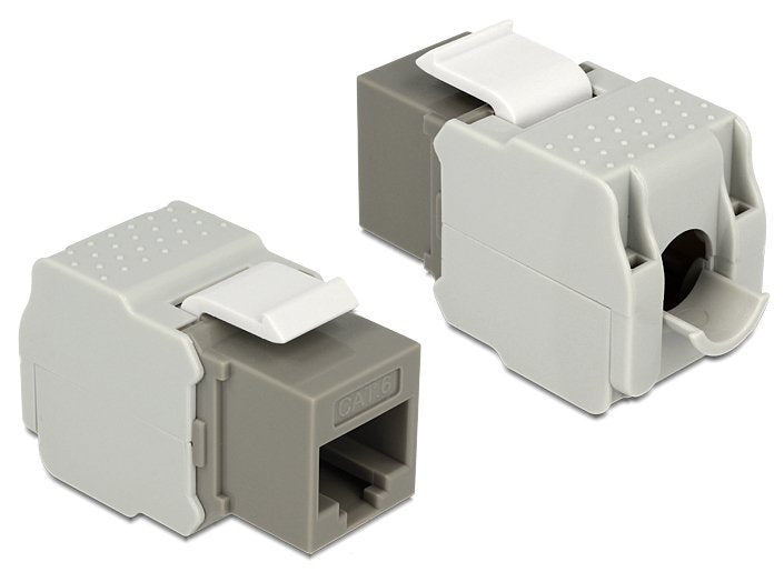 Delock 86342 Conector Rj45 Para Módulo Keystone > Lsa Cat.6 Utp Gris