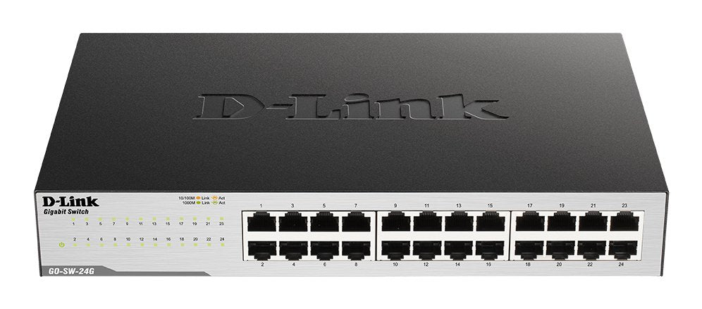 D-Link Switch Go-Sw-24g 24 Puertos 10/100/1000  Carcasa Plastico