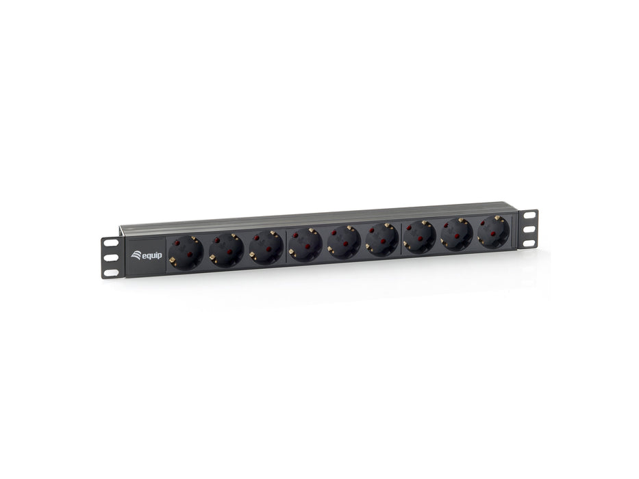 EAN 4015867157800 - Equip 333282 unidad de distribución de energía (PDU) 9 salidas AC 1U Negro imagen 1