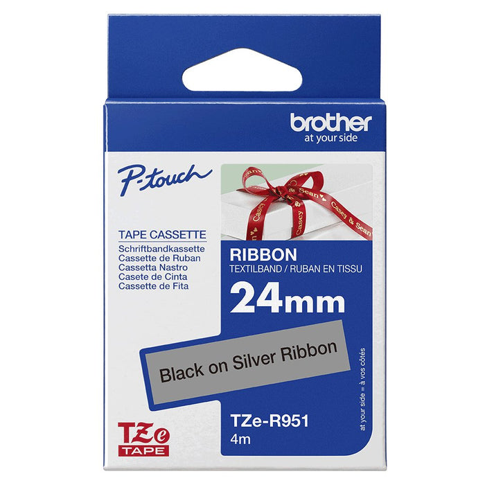 EAN 4977766801867 - Brother TZE-R951 cinta para impresora de etiquetas Negro sobre plata imagen 5