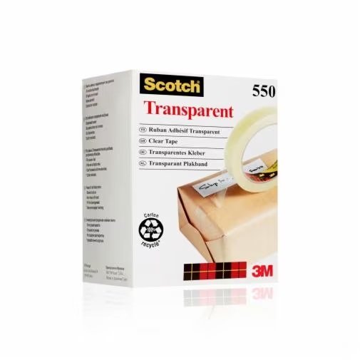 EAN 3134375261531 - Scotch 7100194347 66 m Acrílico, Polipropileno (PP) Transparente 8 pieza(s) imagen 1