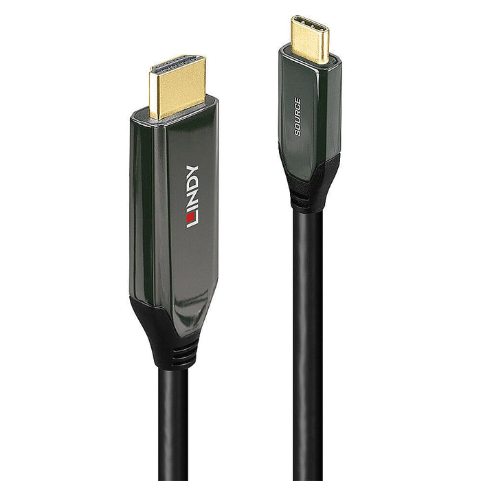 EAN 4002888433693 - Lindy 43369 adaptador de cable de vídeo 3 m USB Tipo C HDMI tipo A (Estándar) Negro imagen 1