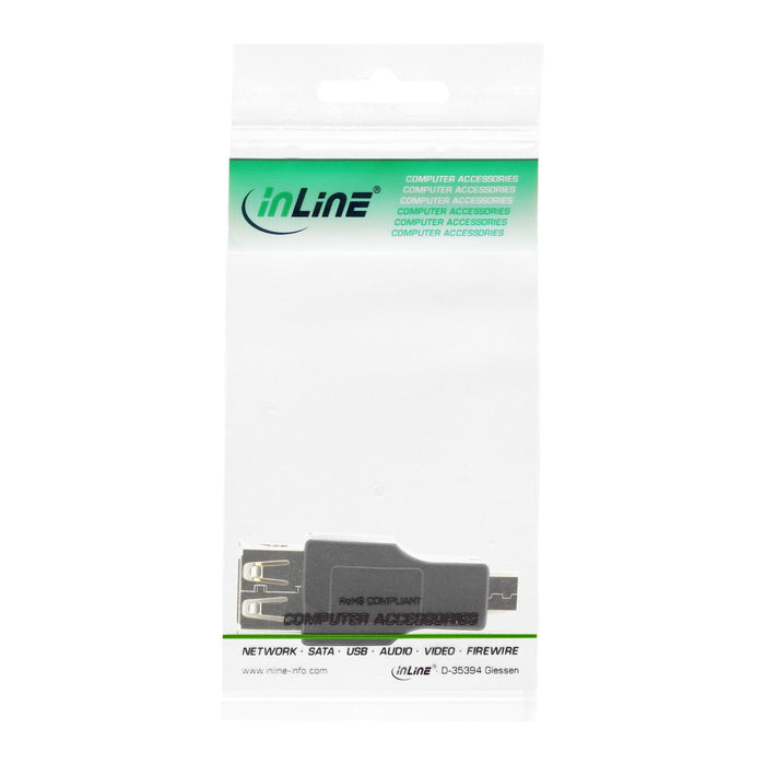 Adaptador Inline Micro Usb Otg Micro-B Macho A Usb A Hembra