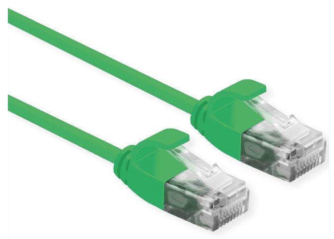 Roline Utp Datacenter Cable De Red Cat.6a (Class Ea), Lsoh, Slim, Grn, 0,15 M