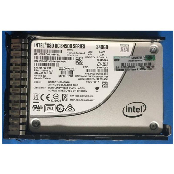 Disco Ssd Hp Enterprise 240gb Sata 6g Sff Ri Ds Sc Ssd