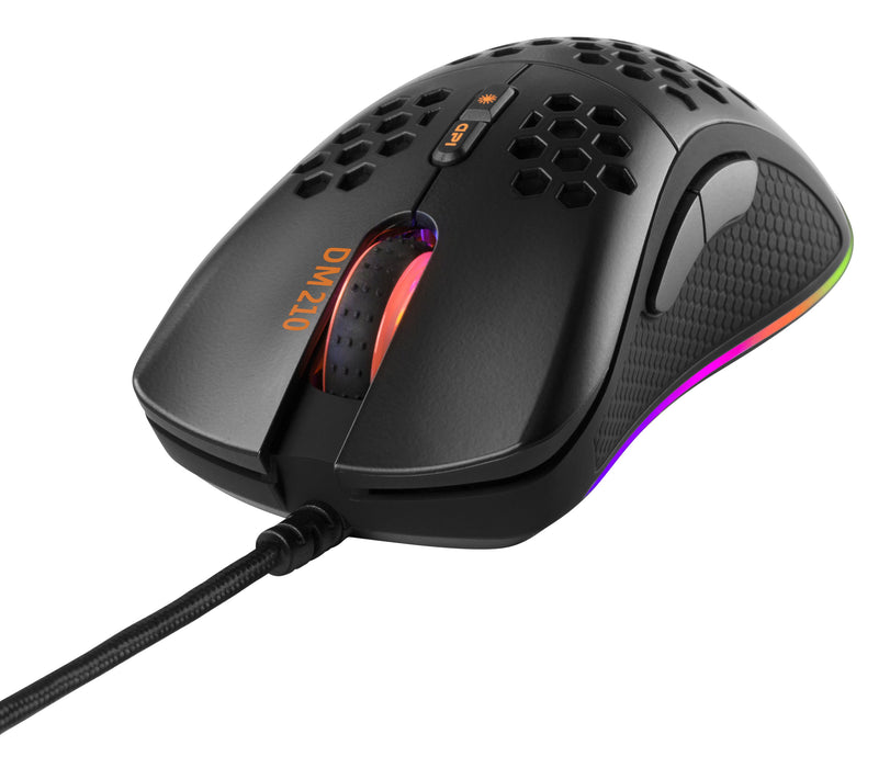 EAN 7333048047021 - Deltaco Gaming GAM-108 ratón Juego mano derecha USB tipo A Óptico 6400 DPI imagen 1