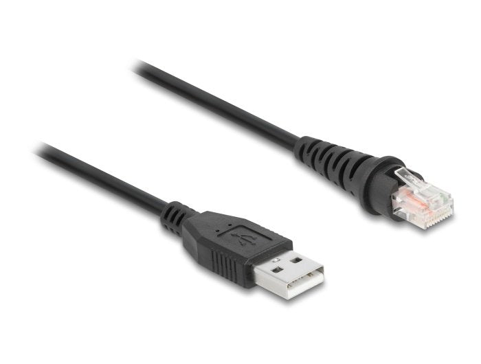 Delock 90612 Cable De Escáner De Código De Barras Rj50 A Usb 2.0 Tipo-A 3 M