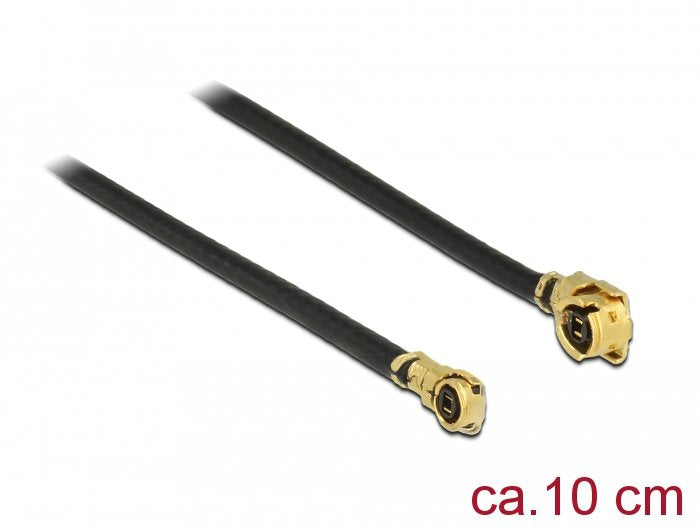 EAN 4043619896479 - DeLOCK 89647 cable coaxial 1.13 0,3 m MHF (I-PEX) MHF IV/ HSC MXHP32 Negro, Oro imagen 1