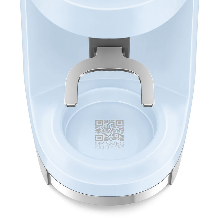 Molinillo De Café Smeg Cgf03pbeu, 15 Niveles De Molienda, Depósito De 240 G, 150 W, Azul Claro.