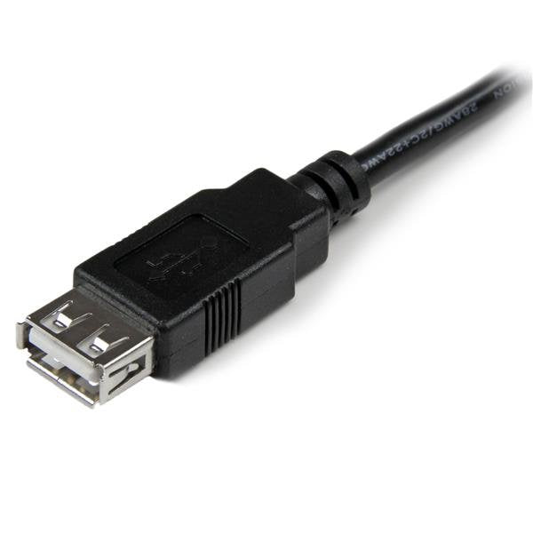EAN 0065030818544 - StarTech.com USBEXTAA6IN cable USB 0,152 m 0,48 Gbit/s Negro imagen 4
