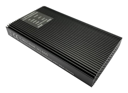 EAN 4262443280098 - LC-Power LC-M2-C-NVME-2X2-RAID caja para disco duro externo Caja externa para unidad de estado sólido (SS imagen 2