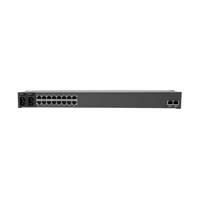 Eaton Tripp Lite Series 16-Port Serial Console Server, Usb Ports (2) - Dual Gbe Nic, 4 Gb Flash, Desktop 1u Rack, Ta - 1gbe, Rs-232 - 1u