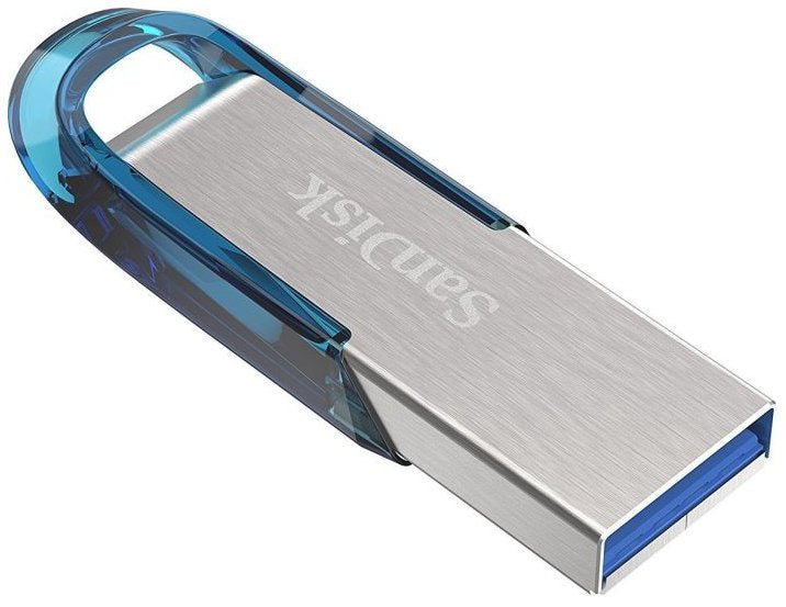 EAN 0619659163051 - SanDisk Ultra Flair unidad flash USB 64 GB USB tipo A 3.2 Gen 1 (3.1 Gen 1) Azul, Plata imagen 3