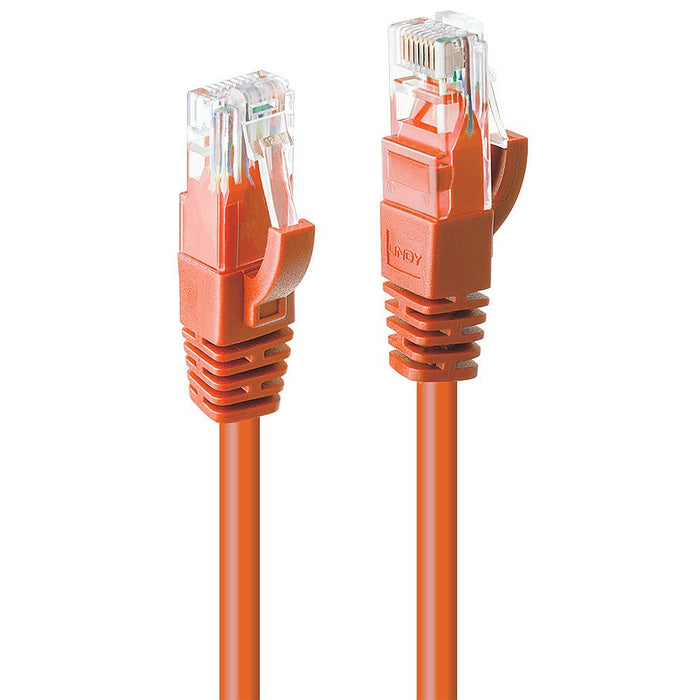 EAN 4002888481090 - Lindy 48109 cable de red Naranja 3 m Cat6 U/UTP (UTP) imagen 1