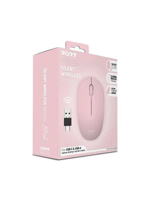 Port Connect 2.4ghz Collection Ii Wireless Mouse,  Blush