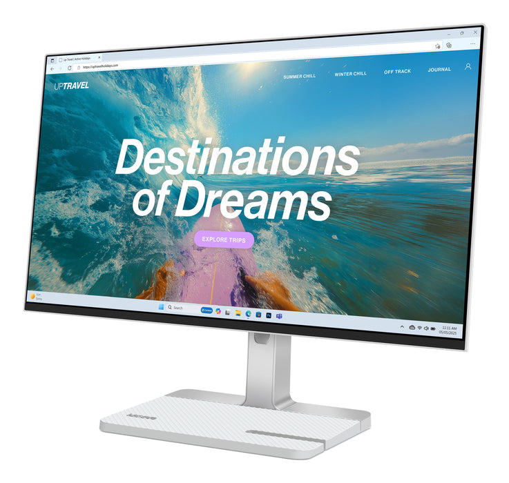 Lenovo Monitor 67dcuat6eu / L24d-4c Gris 60,5 Cm 23,8"