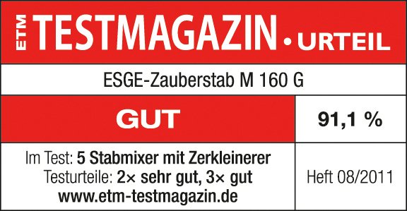 EAN 4011689906107 - ESGE M 160 G Gourmet 0,6 L Batidora de inmersión 160 W Antracita, Blanco imagen 20