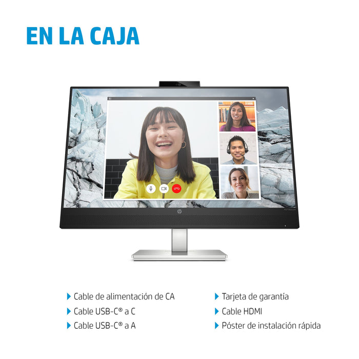 EAN 5715063337745 - HP E27m G4 QHD USB-C Conferencing Monitor pantalla para PC 68,6 cm (27") 2560 x 1440 Pixeles Quad HD LCD  imagen 4