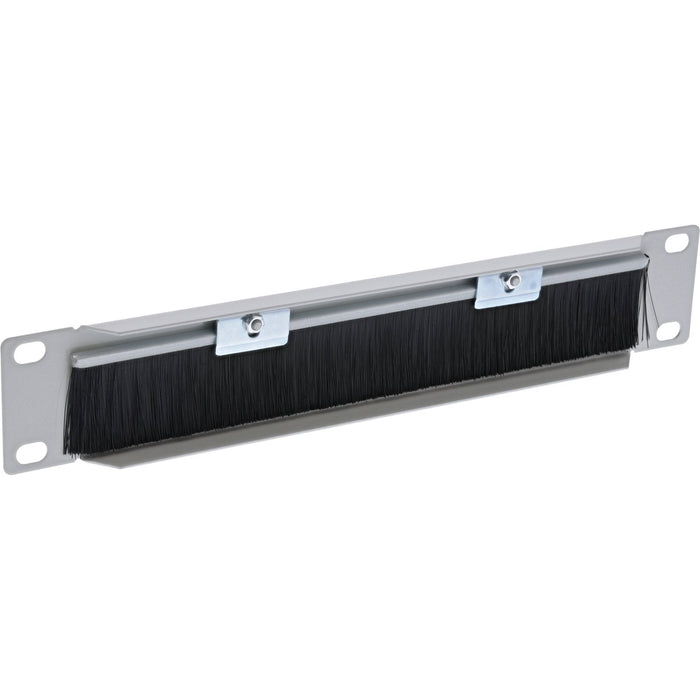 Placa Pasamuros Inline 10" Con Cepillo, 1u, Gris Ral 7035