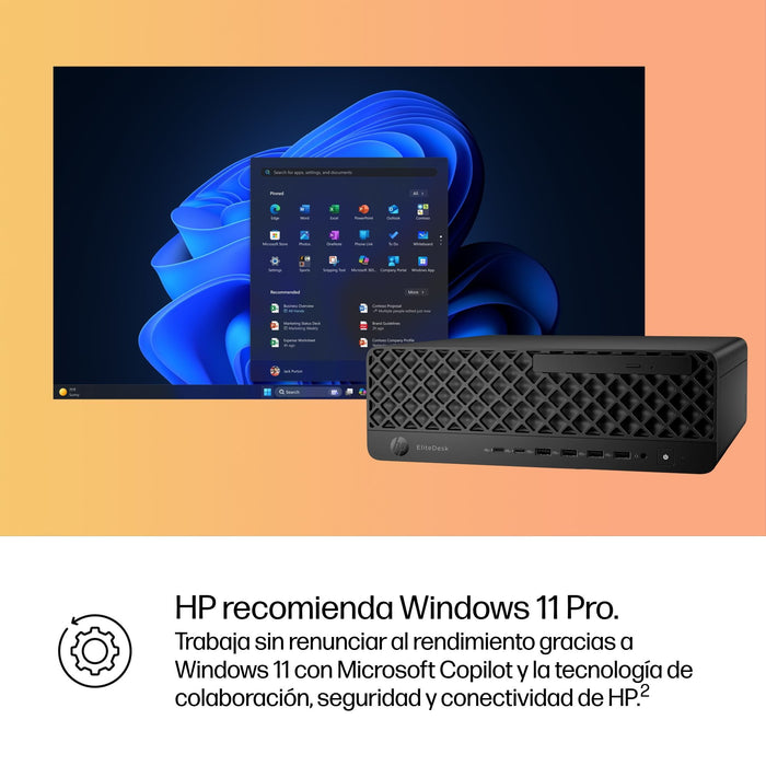 EAN 0826581478409 - HP DR9Q2ET PCs/estación de trabajo Intel Core Ultra 5 235 32 GB DDR5-SDRAM 1 TB SSD Windows 11 Pro SFF PC imagen 13