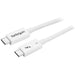 EAN 0065030871297 - StarTech.com TBLT34MM50CW cable Thunderbolt 0,5 m 40 Gbit/s imagen 1