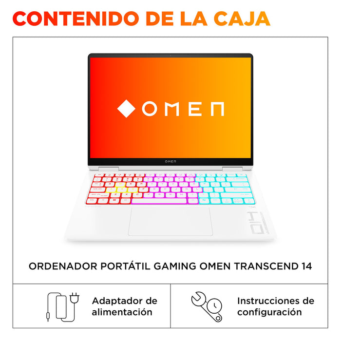 EAN 199251435614 - HP OMEN Transcend 14-fb1003ns Intel Core Ultra 9 285H Portátil 35,6 cm (14") 3K 64 GB LPDDR5x-SDRAM 1 TB S imagen 6