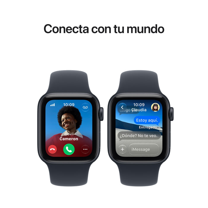 Apple Watch Se3 Gps Cellular 40mm Caja De Aluminio Medianoche Correa Deportiva Azul Marino S M