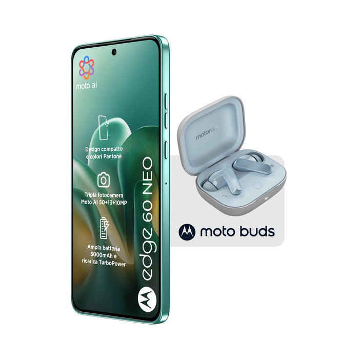 Motorola Edge 60 Neo 8+256gb 6.36" 5g Pantone Frostbite + Buds Ds Ita