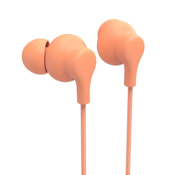 Sluchawki Douszne Curly Usb-C Pomaranczowe
