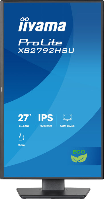 EAN 4948570126194 - iiyama ProLite XB2792HSU-B1 pantalla para PC 68,6 cm (27") 1920 x 1080 Pixeles Full HD LED Negro imagen 3