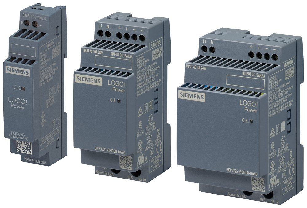 Siemens Logo Power 12v4 - Fuente De Alimentación Para Carril Din 4.5 A