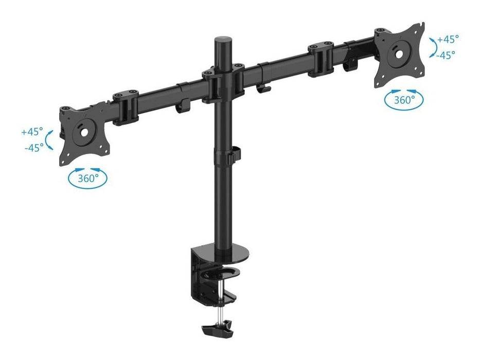 EAN 4251364706381 - PureMounts PM-OFFICE-02 soporte para monitor 68,6 cm (27") Escritorio Negro imagen 3