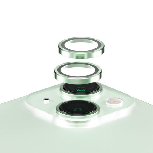 EAN 5711724011917 - PanzerGlass ® Hoops® Camera Lens Protector Green iPhone 15 | 15 Plus Protector de pantalla Apple 1 pieza( imagen 1