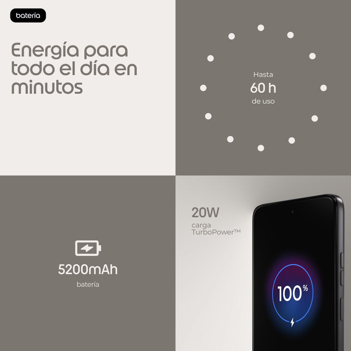 EAN 8033779086946 - Motorola moto g47 16,9 cm (6.67") SIM doble Android 16.0 5G USB Tipo C 8 GB 128 GB 5200 mAh Gris imagen 11