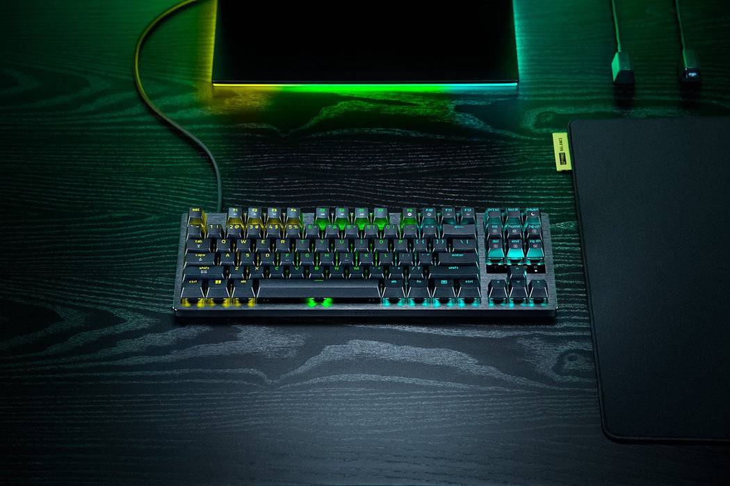 EAN 8886419349990 - Razer Huntsman V3 Tenkeyless 8KHz teclado Juego USB QWERTY Inglés Negro imagen 4